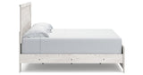 Gerridan White/Gray King Panel Bed, Dresser and 2 Nightstands from Ashley Furniture - Luna Furniture