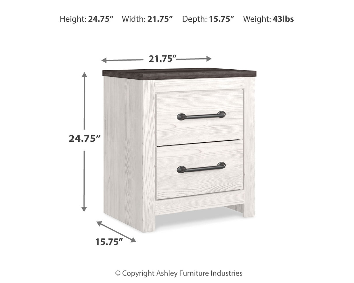 Gerridan White/Gray Panel Bedroom Set from Ashley - Luna Furniture