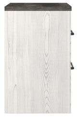 Gerridan White Rustic and Rustic Gray Dresser, Mirror, Chest and Nightstand from Ashley - Luna Furniture