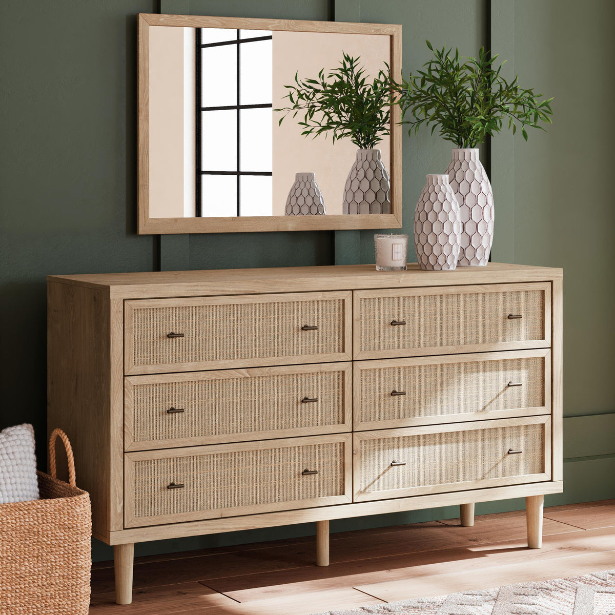 Cielden Two-tone Dresser and Mirror from Ashley - Luna Furniture