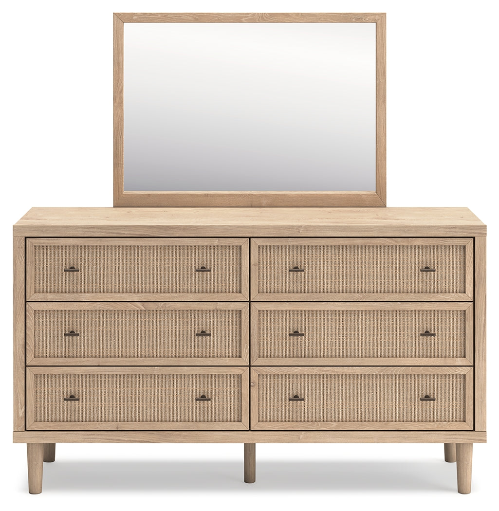 Cielden Two-tone Queen Panel Headboard, Dresser and Mirror from Ashley Furniture - Luna Furniture