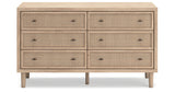 Cielden Queen Panel Headboard with Dresser in Two-tone from Ashley Furniture - Luna Furniture
