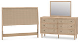 Cielden Two-tone Queen Panel Headboard, Dresser and Mirror from Ashley Furniture - Luna Furniture