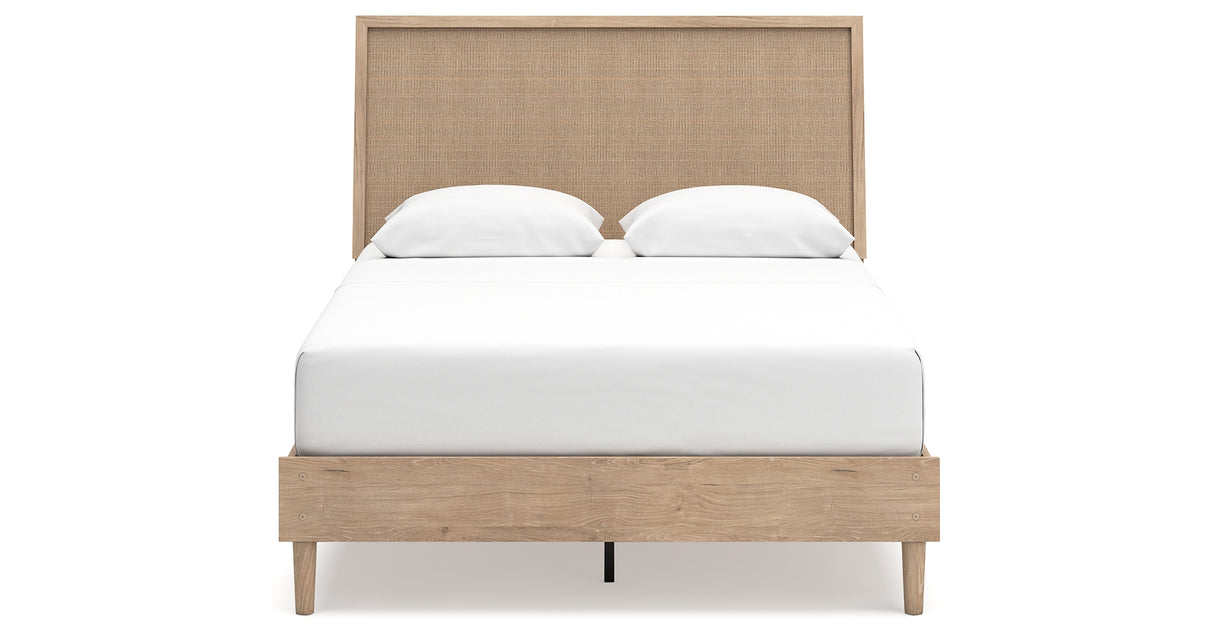 Cielden Queen Panel Bed with Dresser and Nightstand in Two-tone from Ashley - Luna Furniture