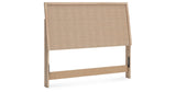 Cielden Queen Panel Headboard with Mirrored Dresser in Two-tone from Ashley Furniture - Luna Furniture