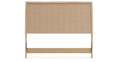 Cielden Queen Panel Headboard with Mirrored Dresser and Chest in Two-tone from Ashley Furniture - Luna Furniture