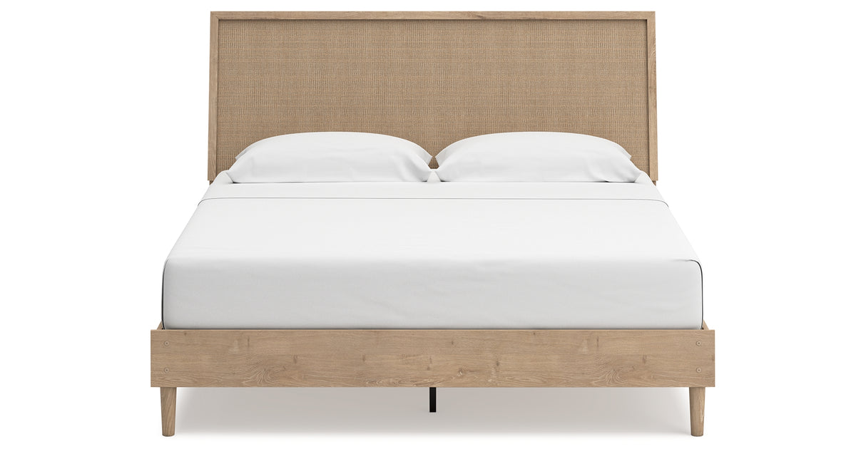 Cielden King Panel Bed with Dresser and Nightstand in Two-tone from Ashley Furniture - Luna Furniture