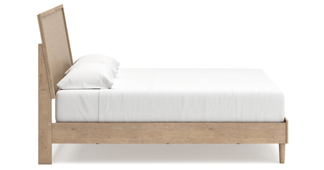 Cielden King Panel Bed with Dresser and Nightstand in Two-tone from Ashley Furniture - Luna Furniture