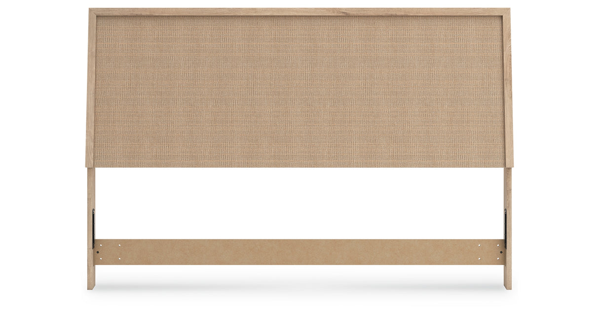 Cielden King Panel Headboard with Dresser in Two-tone from Ashley Furniture - Luna Furniture