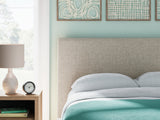 Cielden Soft Gray Full Upholstered Platform Bed from Ashley Furniture - Luna Furniture