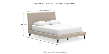 Cielden Queen Upholstered Bed, Dresser and 2 Nightstands from Ashley Furniture - Luna Furniture