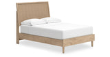 Cielden Full Panel Bed with Mirrored Dresser in Two-tone from Ashley - Luna Furniture