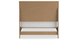 Cielden Full Panel Bed with Mirrored Dresser in Two-tone from Ashley - Luna Furniture