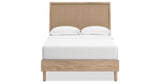 Cielden Full Panel Bed with Mirrored Dresser in Two-tone from Ashley - Luna Furniture