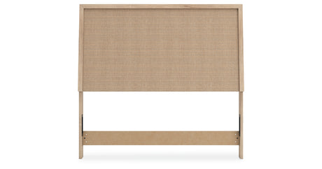 Cielden Full Upholstered Panel Bed with Dresser and 2 Nightstands in Two-tone from Ashley Furniture - Luna Furniture
