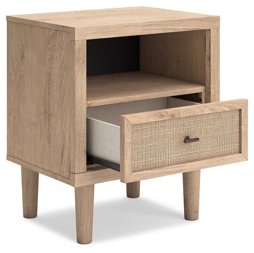 Cielden Queen Panel Headboard with 2 Nightstands in Two-tone from Ashley Furniture - Luna Furniture