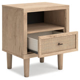 Cielden Queen Panel Headboard with 2 Nightstands in Two-tone from Ashley Furniture - Luna Furniture