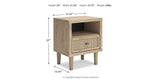 Cielden King Panel Headboard with Mirrored Dresser and 2 Nightstands in Two-tone from Ashley Furniture - Luna Furniture