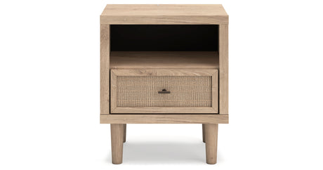 Cielden Full Upholstered Panel Bed with Dresser and 2 Nightstands in Two-tone from Ashley Furniture - Luna Furniture