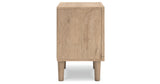 Cielden Full Upholstered Panel Bed with Dresser and 2 Nightstands in Two-tone from Ashley Furniture - Luna Furniture