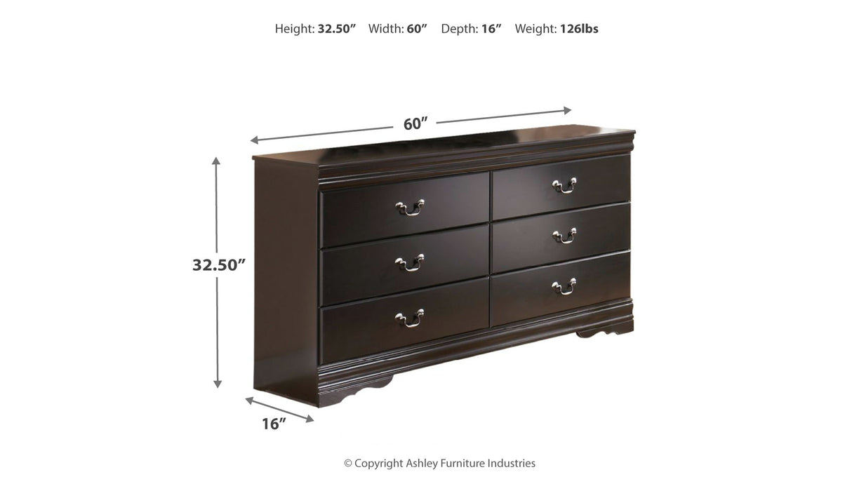Huey Vineyard Black Dresser from Ashley Furniture - Luna Furniture