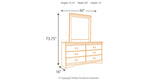 Huey Vineyard Black Dresser and Mirror from Ashley Furniture - Luna Furniture
