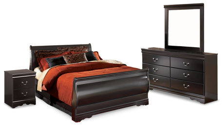 Huey Vineyard Black Youth Sleigh Bedroom Set from Ashley - Luna Furniture