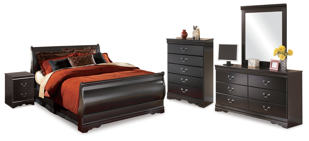 Huey Vineyard Black Youth Sleigh Bedroom Set from Ashley - Luna Furniture