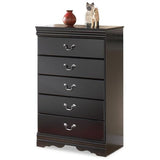 Huey Vineyard Black Chest of Drawers from Ashley Furniture - Luna Furniture