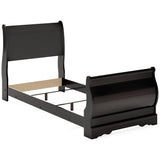 Huey Vineyard Black Youth Sleigh Bedroom Set from Ashley - Luna Furniture
