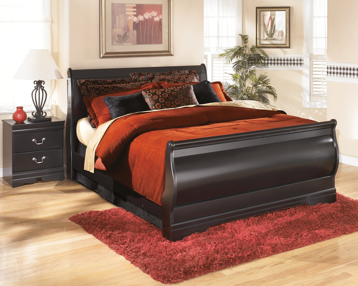 Huey Vineyard Black Youth Sleigh Bedroom Set from Ashley - Luna Furniture