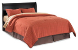 Huey Vineyard Queen Sleigh Headboard Bed with Mirrored Dresser in Black from Ashley Furniture - Luna Furniture