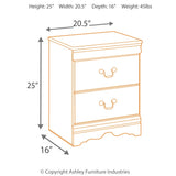 Huey Vineyard Black Nightstand from Ashley Furniture - Luna Furniture