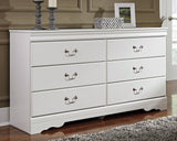 Anarasia White Youth Sleigh Bedroom Set from Ashley Furniture - Luna Furniture