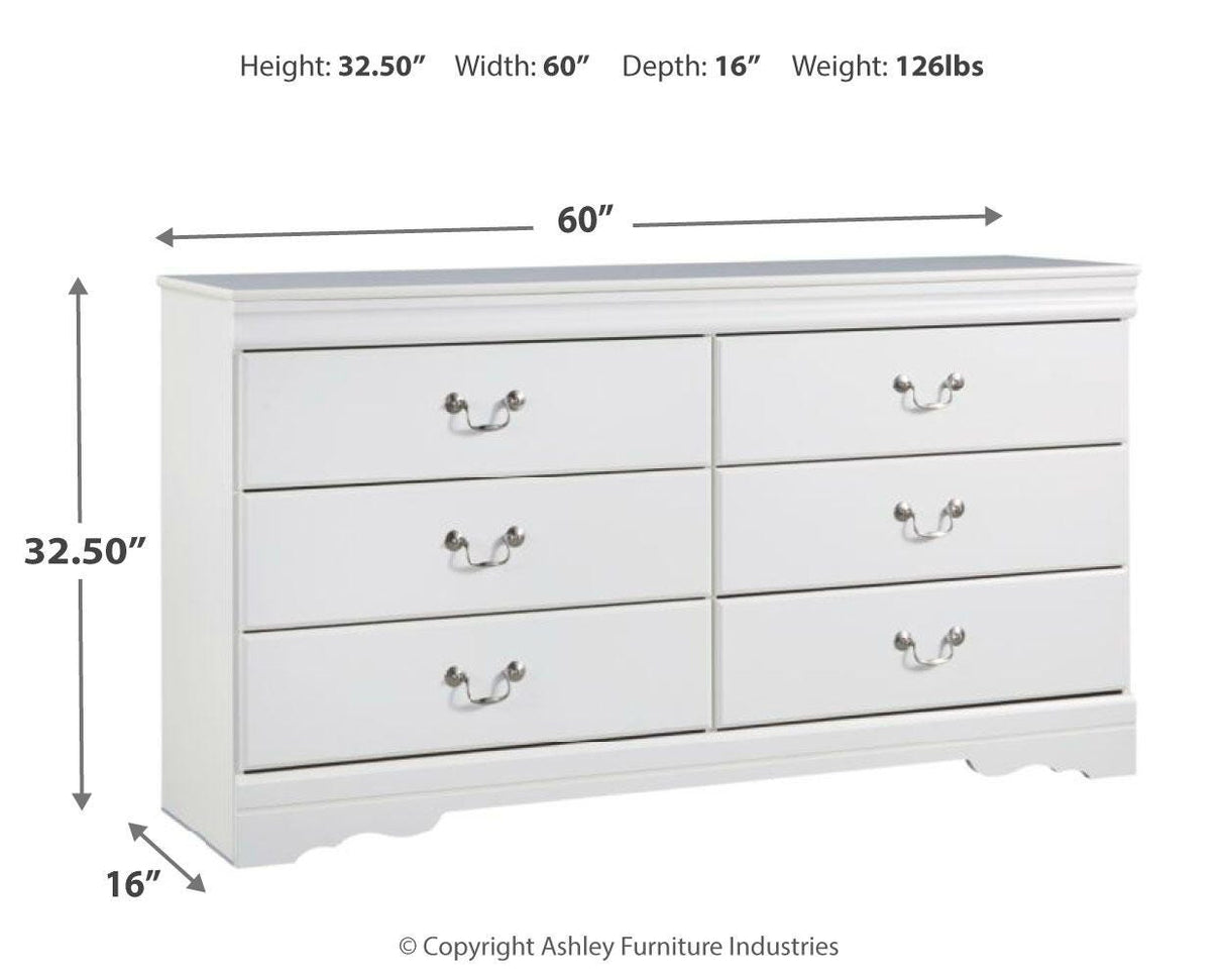 Anarasia White Dresser from Ashley Furniture - Luna Furniture