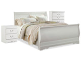 Anarasia White Sleigh Bedroom Set from Ashley - Luna Furniture