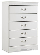 Anarasia White Chest and 2 Nightstands from Ashley Furniture - Luna Furniture