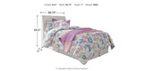 Anarasia White Twin Sleigh Headboard Bed with Dresser from Ashley Furniture - Luna Furniture