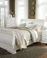 Anarasia White Sleigh Bedroom Set from Ashley - Luna Furniture