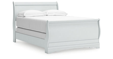 Anarasia White Full Sleigh Bed from Ashley - Luna Furniture