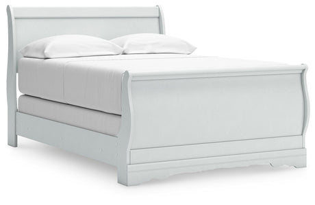 Anarasia White Full Sleigh Bed from Ashley Furniture - Luna Furniture