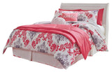 Anarasia White Full Sleigh Headboard Bed with Dresser from Ashley Furniture - Luna Furniture
