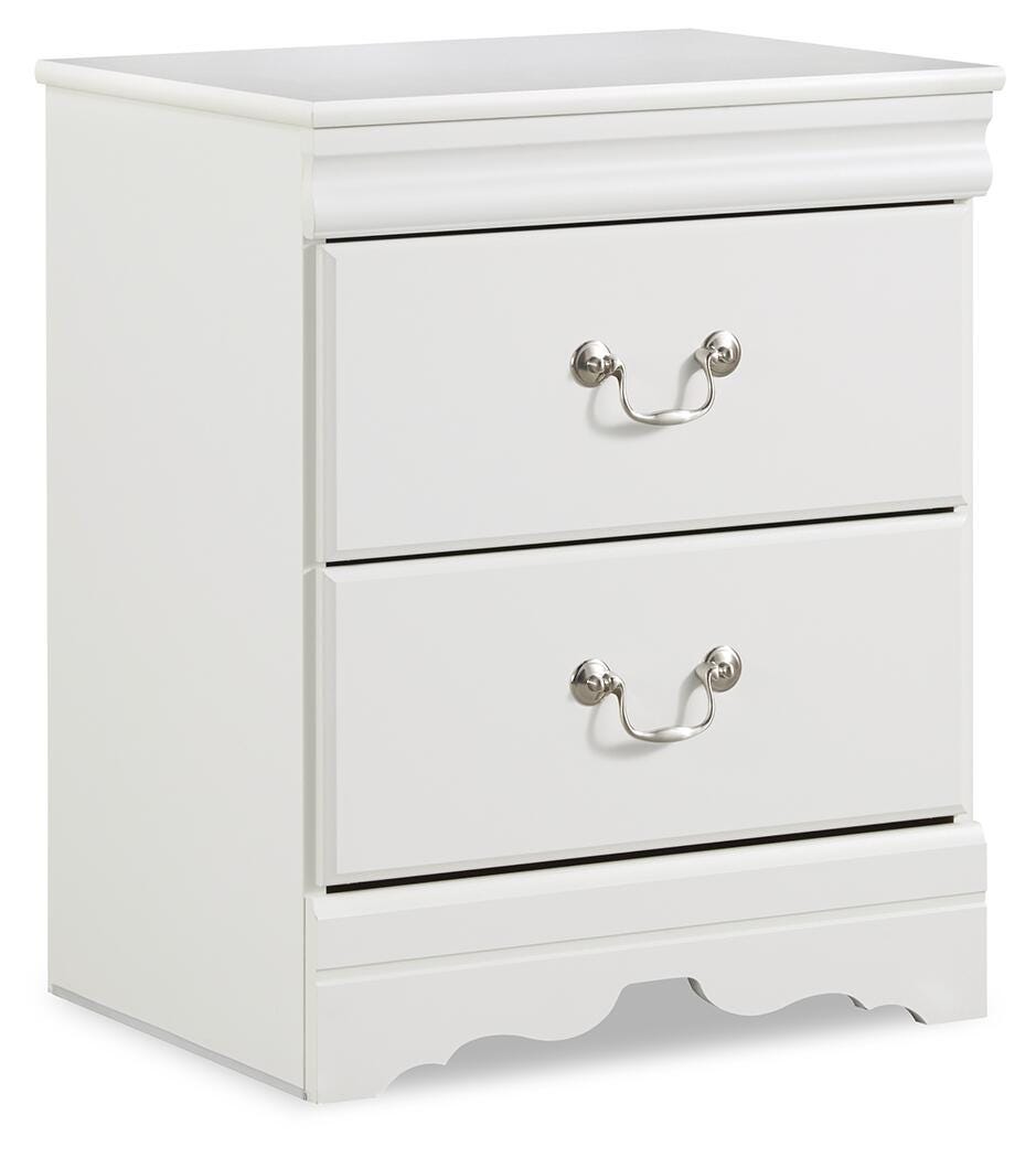 Anarasia White Chest and 2 Nightstands from Ashley Furniture - Luna Furniture