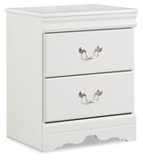 Anarasia White Youth Sleigh Bedroom Set from Ashley Furniture - Luna Furniture