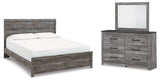 Bronyan Dark Gray Panel Bedroom Set from Ashley - Luna Furniture
