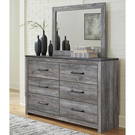 Bronyan Dark Gray Dresser and Mirror from Ashley - Luna Furniture