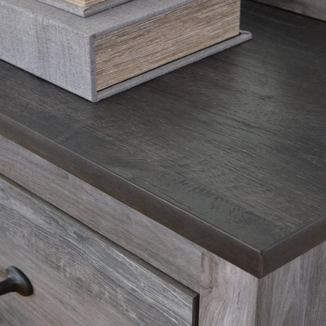 Bronyan Dark Gray Chest of Drawers from Ashley - Luna Furniture