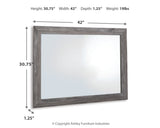 Bronyan Dark Gray Bedroom Mirror (Mirror Only) from Ashley - Luna Furniture