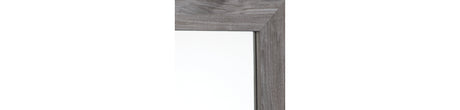 Bronyan Queen Panel Bed with Mirrored Dresser and 2 Nightstands in Dark Gray from Ashley - Luna Furniture