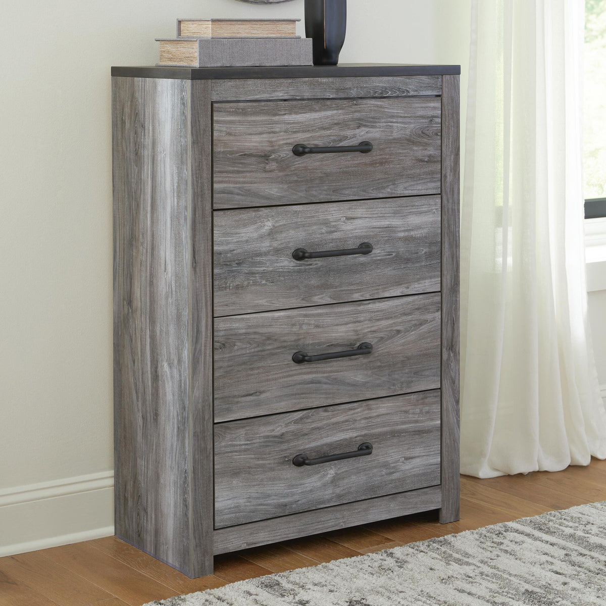 Bronyan Dark Gray Chest of Drawers from Ashley - Luna Furniture